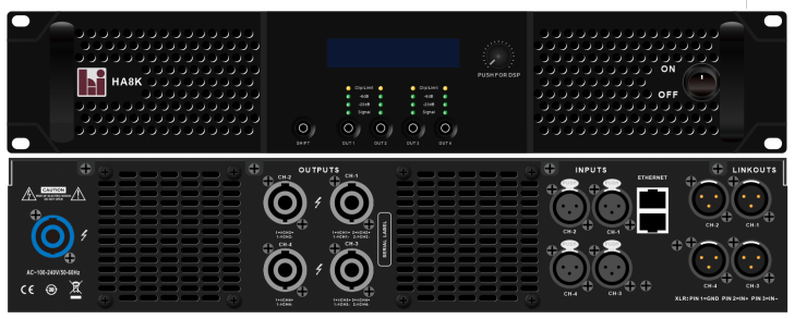 HA DSP power amplifiers series 